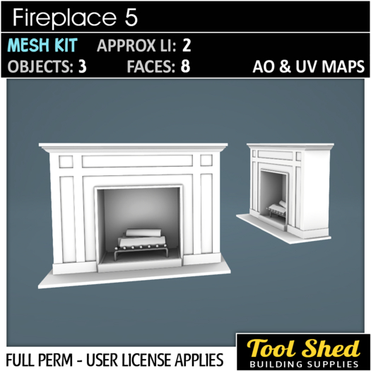 Tool Shed - Fireplace 5 Mesh Kit 
