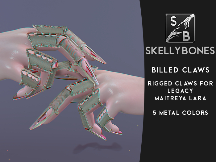 Skellybones -- Billed Claws for Maitreya Lara and Legacy