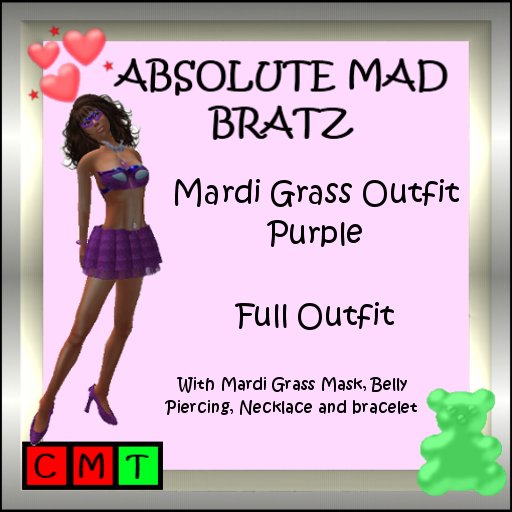 Mardi Grass Outfit Purple