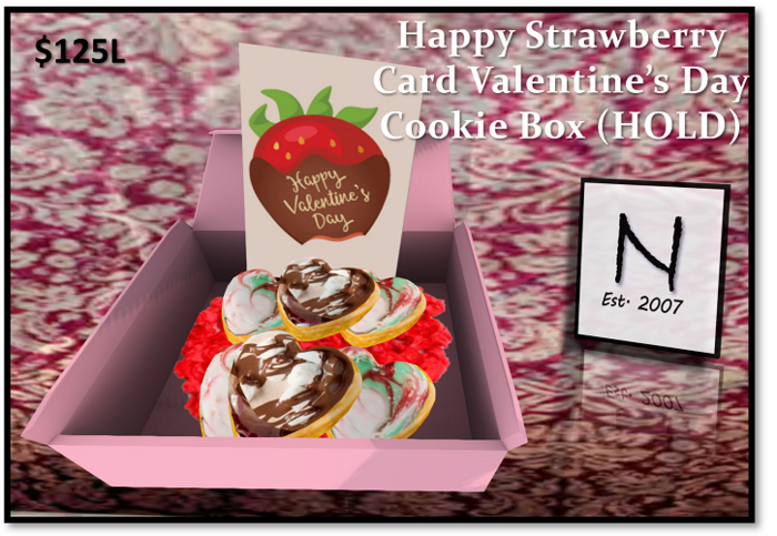 Strawberry Valentines Cookie Box (HOLD)