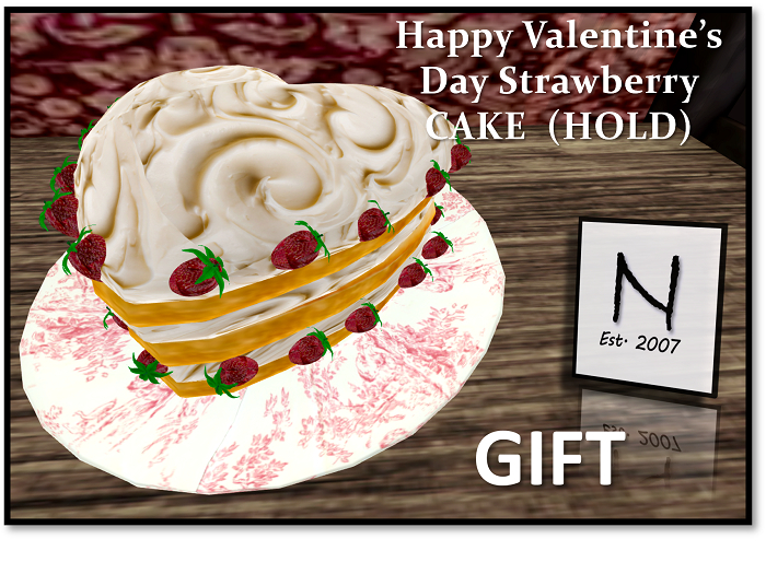 Strawberry Heart Cake - FREE GIFT 2022