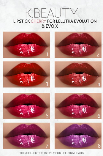 K.BEAUTY - CHERRY LIPS - LELUTKA EVO - EVO X