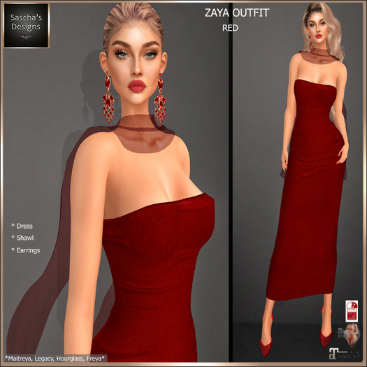 SAS - Zaya Red Outfit (MB) 