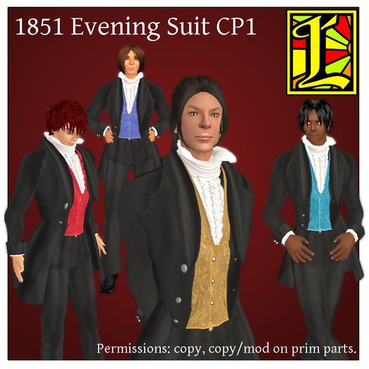 (Leo) 1851 Evening Suit - Colour Pack #1