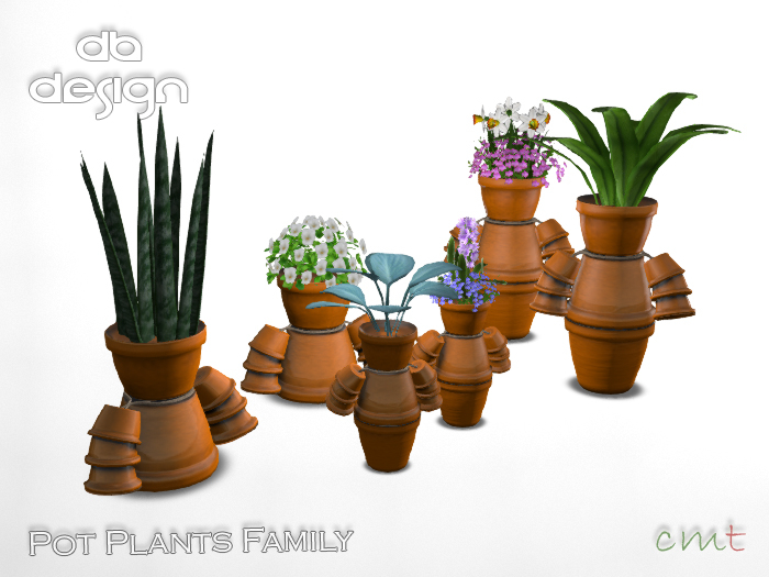 ::db:: Pot Plants Family Indoor /Outdoor