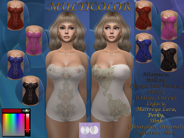 &ML& Body "Sexy" with 2 HUD (texture+miulticolor) ALLBODIES