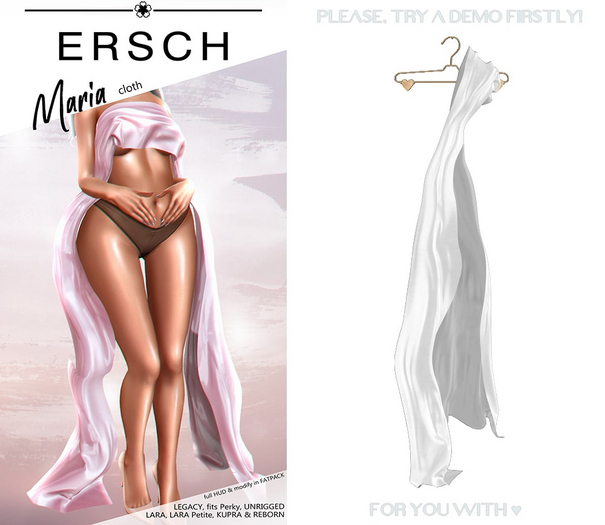 ERSCH - Maria Cloth -white-