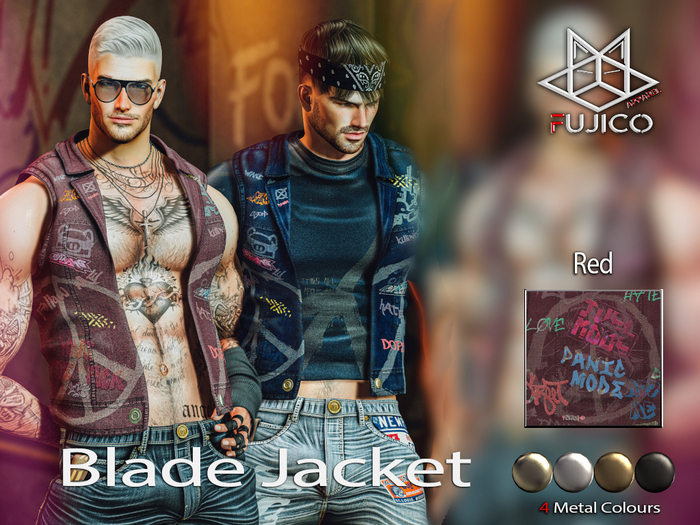 [FujicoApparel] Blade Jacket Red
