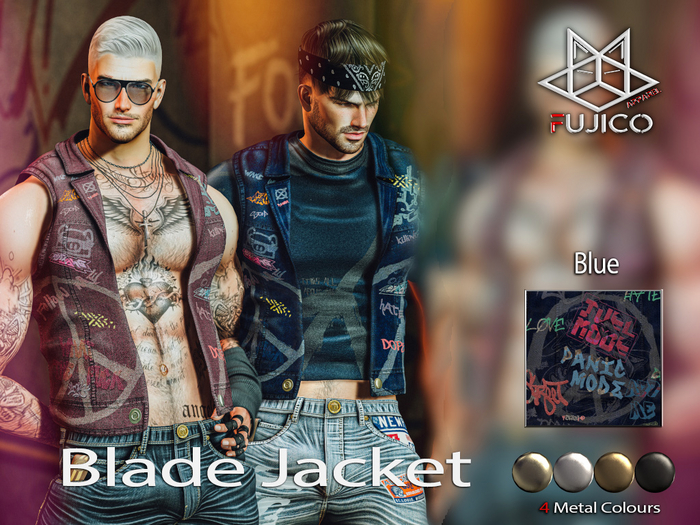 [FujicoApparel] Blade Jacket Blue