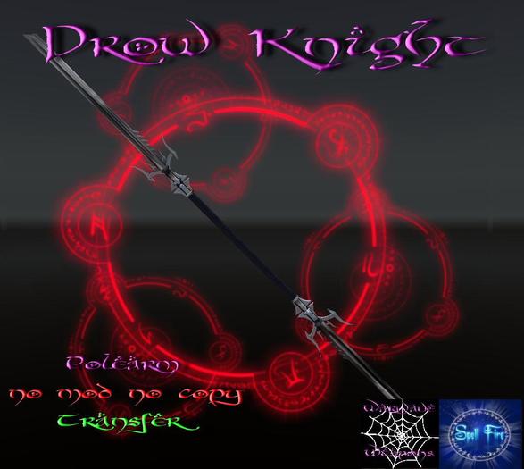 Polearm "Drow Knight"