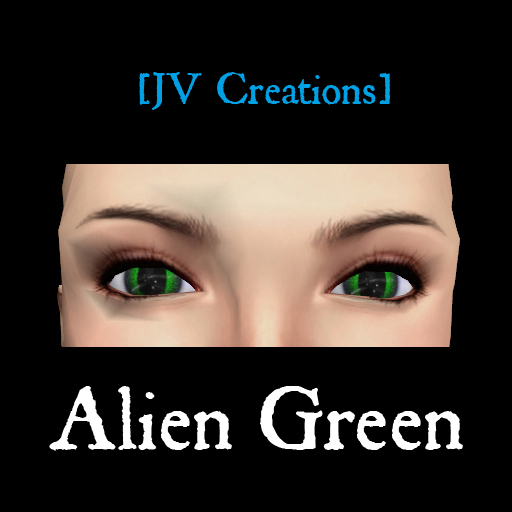 Alien Green Eyes