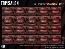 TOP1SALON - HD LUX LIPSTICK (Genus) COFFEE