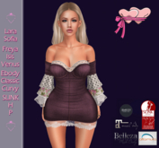 .Princess Stuff. [Bell Sleeve Dress] *Lilac Denim & Lace*_add