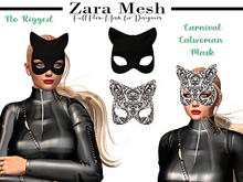 ZM - Carnival Catwoman Mask - FULL PERM MESH