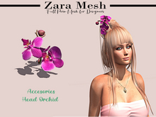 ZM - Accesories - Head Orchid - FULL PERM MESH