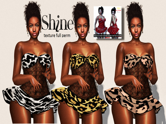 AJ [SHINE FULL PERM] DRESS MALIZIA _TEXTURE FULL PERM