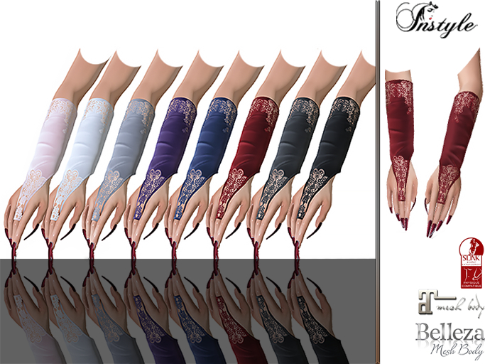 InStyl -Gloves-BENTO v4.1(Maitreya ,Slink ,Belleza)