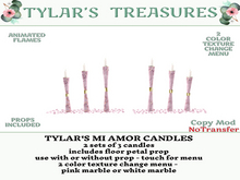 TYLAR'S MI AMOR CANDLES  add me