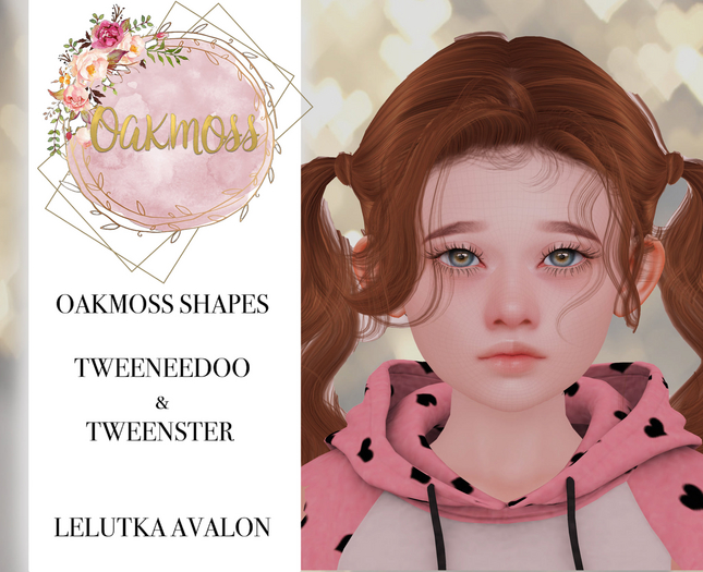 Oakmoss Shapes ~ Tweenster/Tween ~ Lelutka Avalon ~ Shape 2