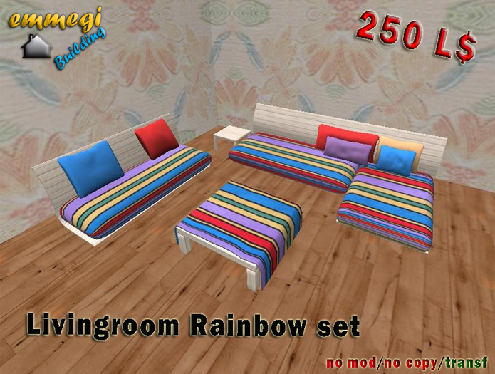 Livingroom rainbow set