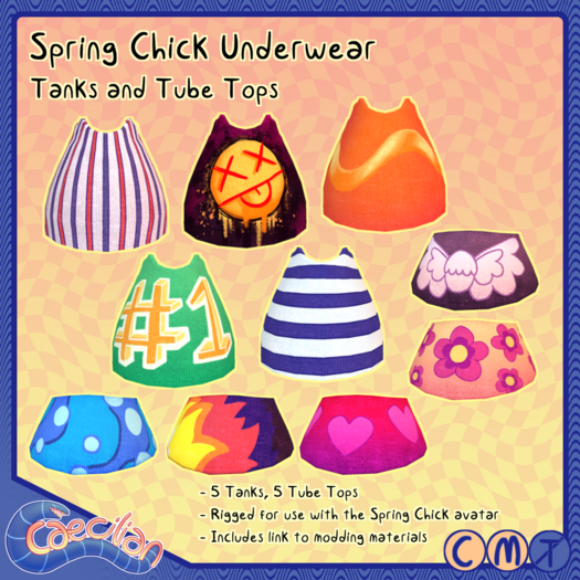 Caecilian - Spring Chick Underwear [Tanks & Tube Tops] (box)