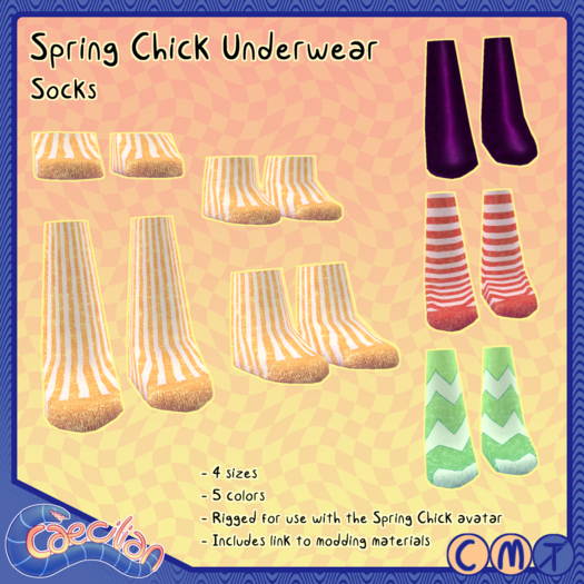 Caecilian - Spring Chick Underwear [Socks] (box)