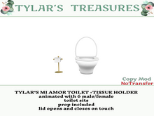 TYLAR'S MI AMOR TOILET +TISSUE HOLDER  add me