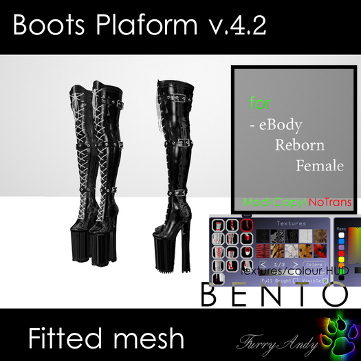 DEMO - Furry Andy - Boots Platform v4.2 - eBody Reborn