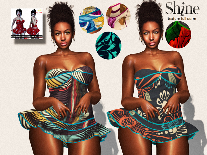 AJ [SHINE FULL PERM] DRESS MALIZIA _TEXTURE FULL PERM 1