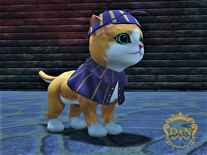 ANIMAL _CAT SHERLOCK_ 3(LI) FULL PERM