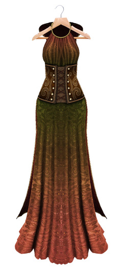 The Annex - Hazel Gown - Multi 