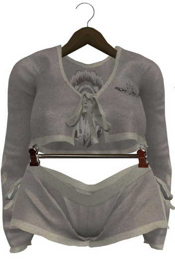 ExtrAZ - Pastel Beige Short Top & Short