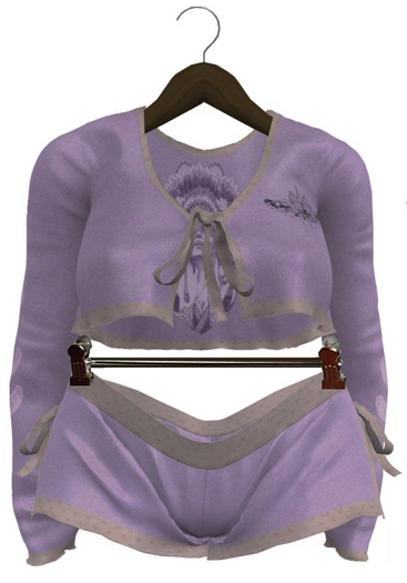 ExtrAZ - Pastel Purple Short Top & Short