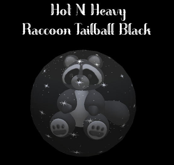 Hot N Heavy - Raccoon Tail Ball Black
