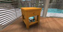 DED MADISON OAK BEDSIDE TABLE