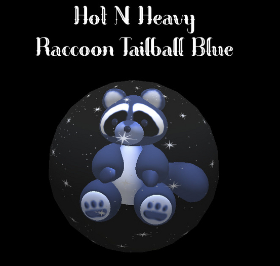 Hot N Heavy - Raccoon Tail Ball Blue