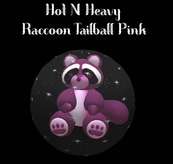 Hot N Heavy - Raccoon Tail Ball Pink