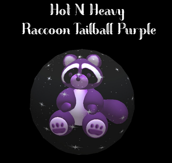 Hot N Heavy - Raccoon Tail Ball Purple