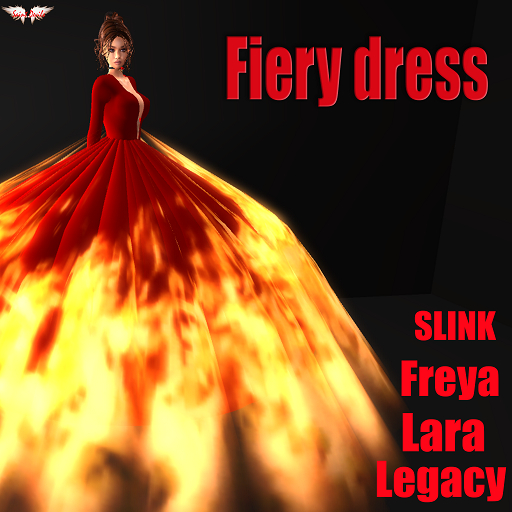 [SD] Fiery dress  red