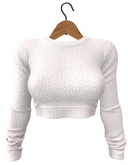 RIOT / Nell Fur Sweater - White