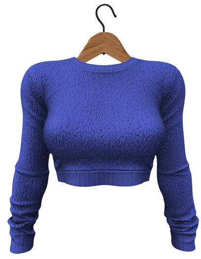 RIOT / Nell Fur Sweater - Royal