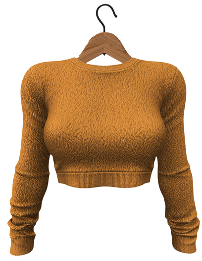 RIOT / Nell Fur Sweater - Pumpkin