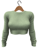RIOT / Nell Fur Sweater - Moss