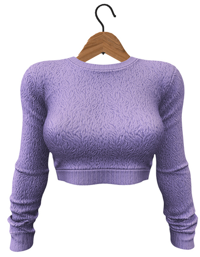 RIOT / Nell Fur Sweater - Lilac
