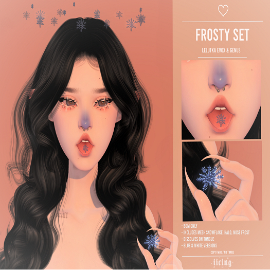 frosty set // . i i c i n g . 