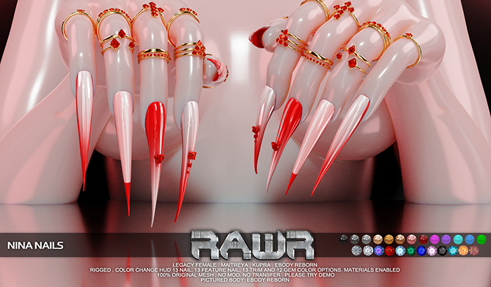 RAWR! Nina Nails (add me)