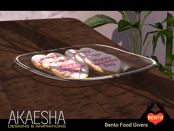 [Akaesha Catering] Heart Sugar Cookie Bento Valentine Food Giver 