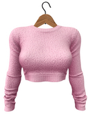 RIOT / Nell Fur Sweater - Blush