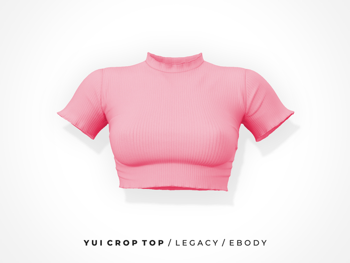 Otaku. Yui Crop Top / Hot Pink 
