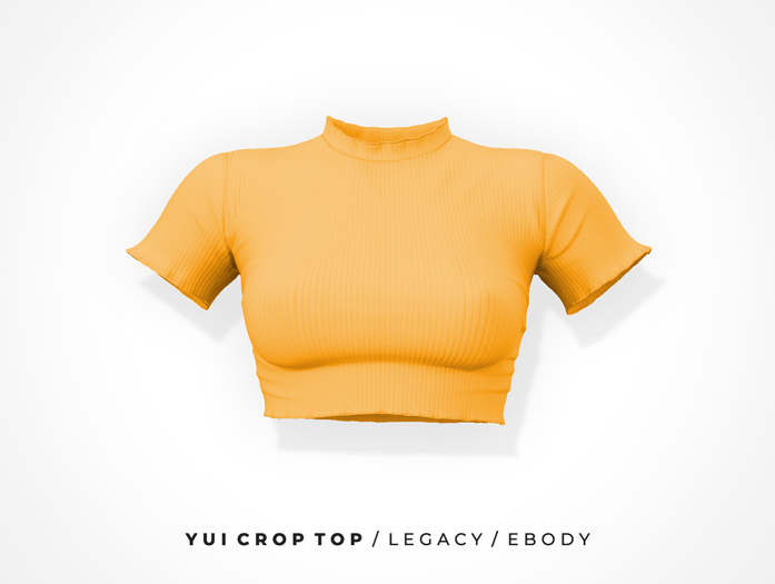 Otaku. Yui Crop Top / Mustard 